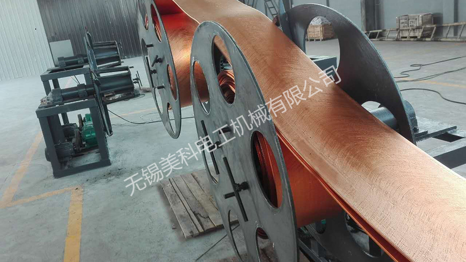 Oxygen free copper strip upward continuous casting machine